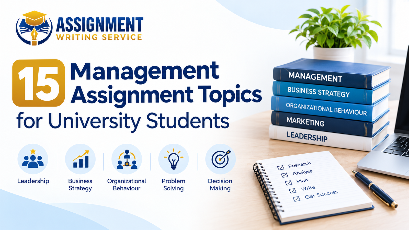 15 Management Assignment Topics for University Students